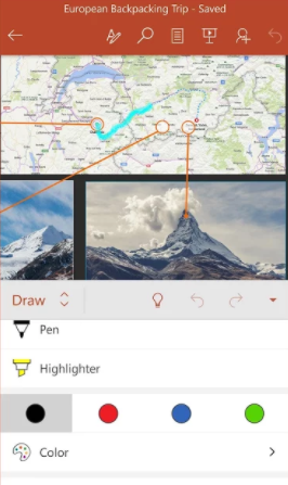 screenshot of Microsoft PowerPoint